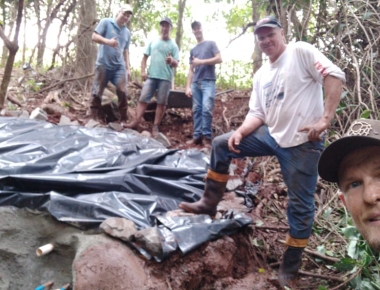 Secretaria de Agricultura Pecuária e Meio Ambiente realiza recuperação de nascente